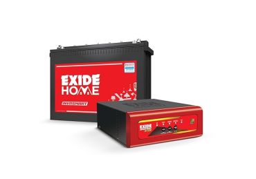 Exide STAR12V1125 Pure Sine Wave Inverter + Exide EL 150Ah 12V Tall Tubular Battery Combo - 42M Inverter & 36M Battery Warranty