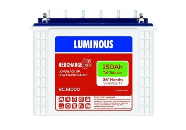 Luminous Red Charge RC18000 Battery